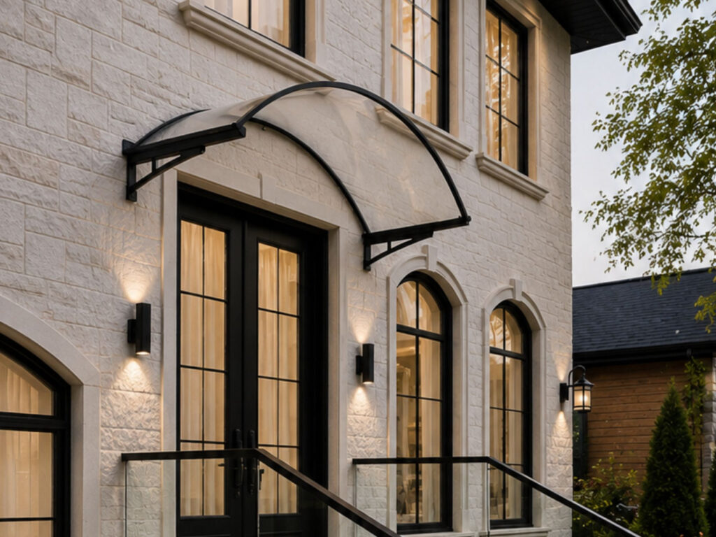 Front Door Awning CRYSTAL EnvyAwnings